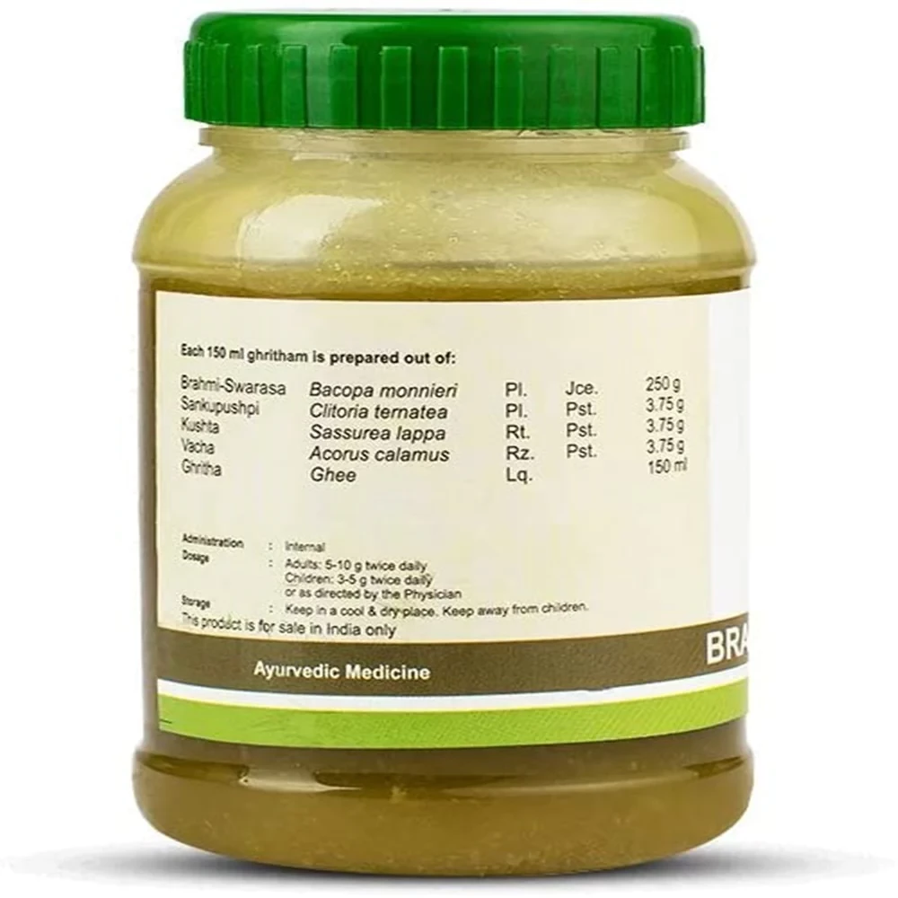 Kerala Ayurveda Brahmi Ghritham, 150 ml-3.webp